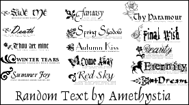 Random Text Brushes