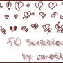 Scribbled Hearts