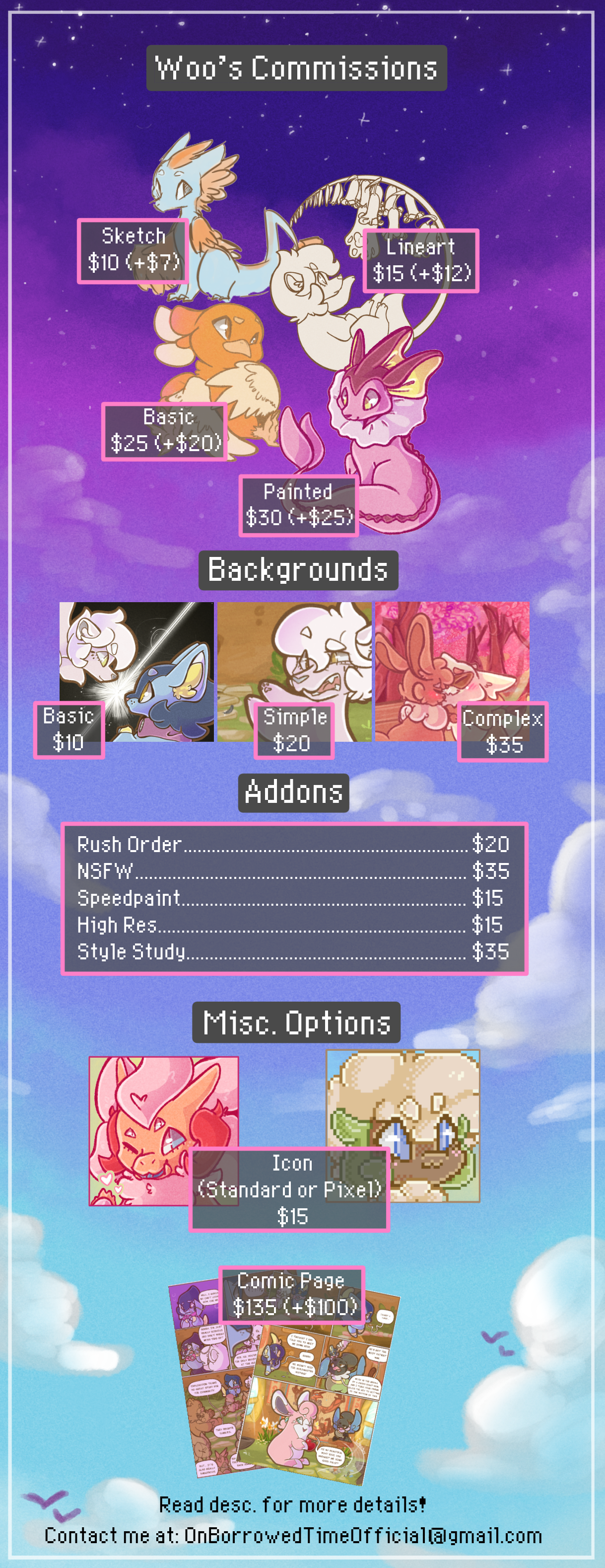 Commissions: Open! by Wooled