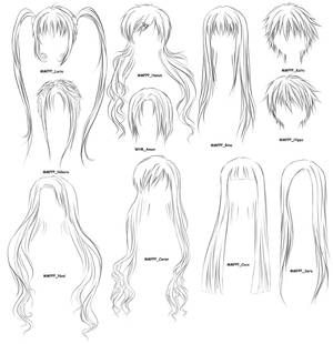 Anime hair brushes 2