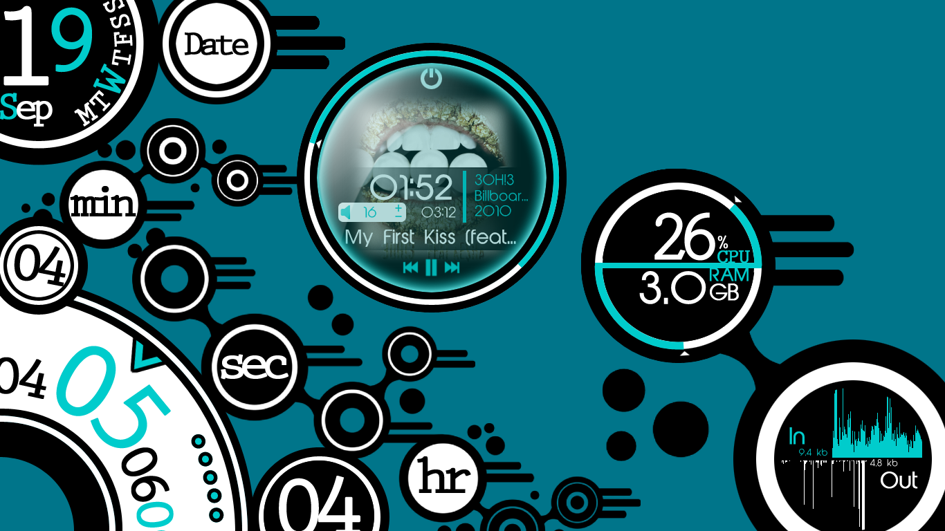 Circles'n'Lines for Rainmeter 2.0