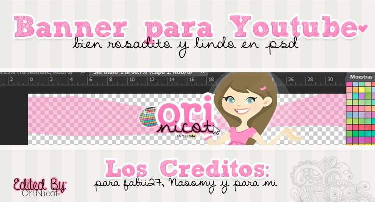 Banner Para Yt Editable Stylepink Byorinicot By Orinicot On Deviantart