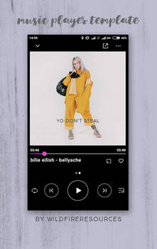 music player template by wildfireresources