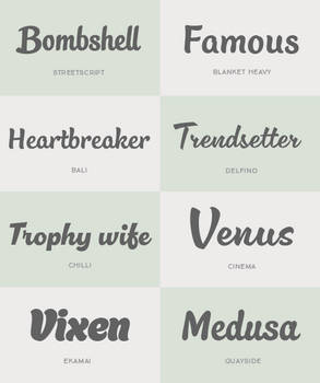 Font Pack #28 @wfres