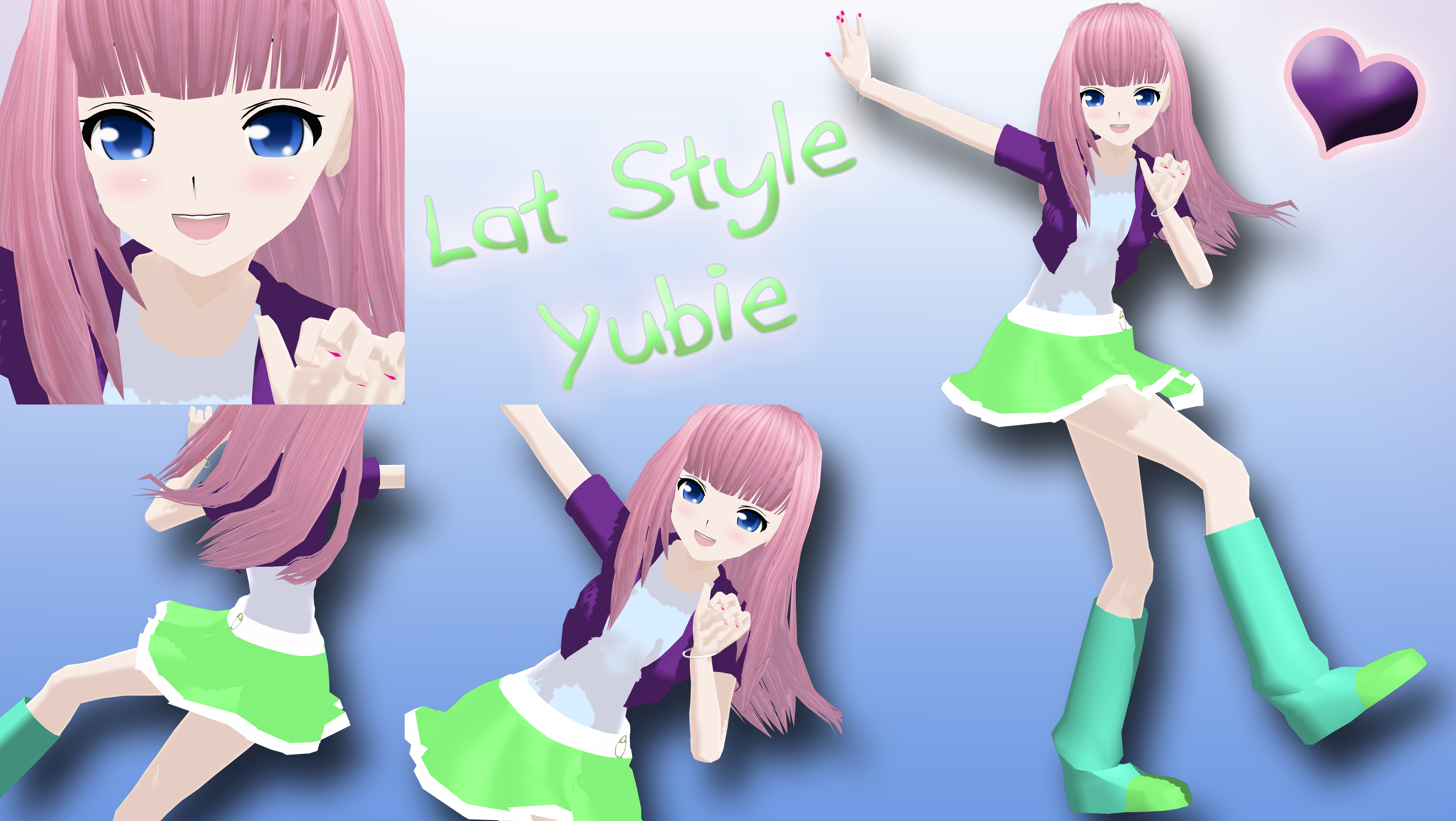 Model Commission:. LAT Yubie for Aisu-Oniichan by shanaachan on DeviantArt