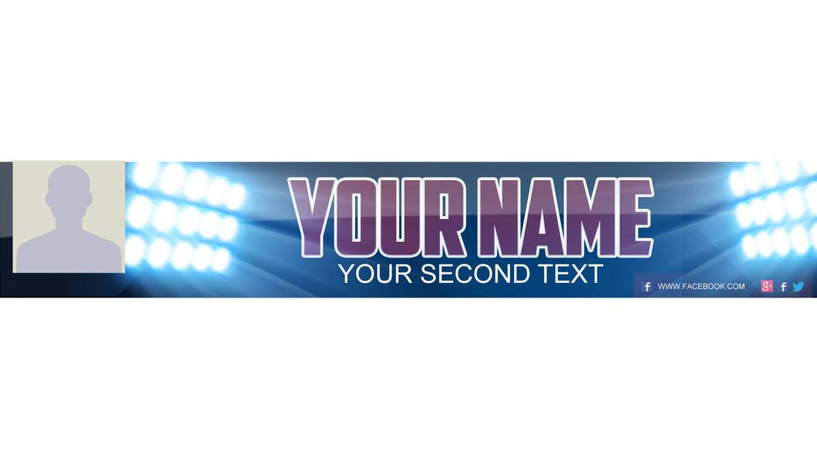 Youtube Channel Art .PSD by AlbaniaGraphicDesign on DeviantArt