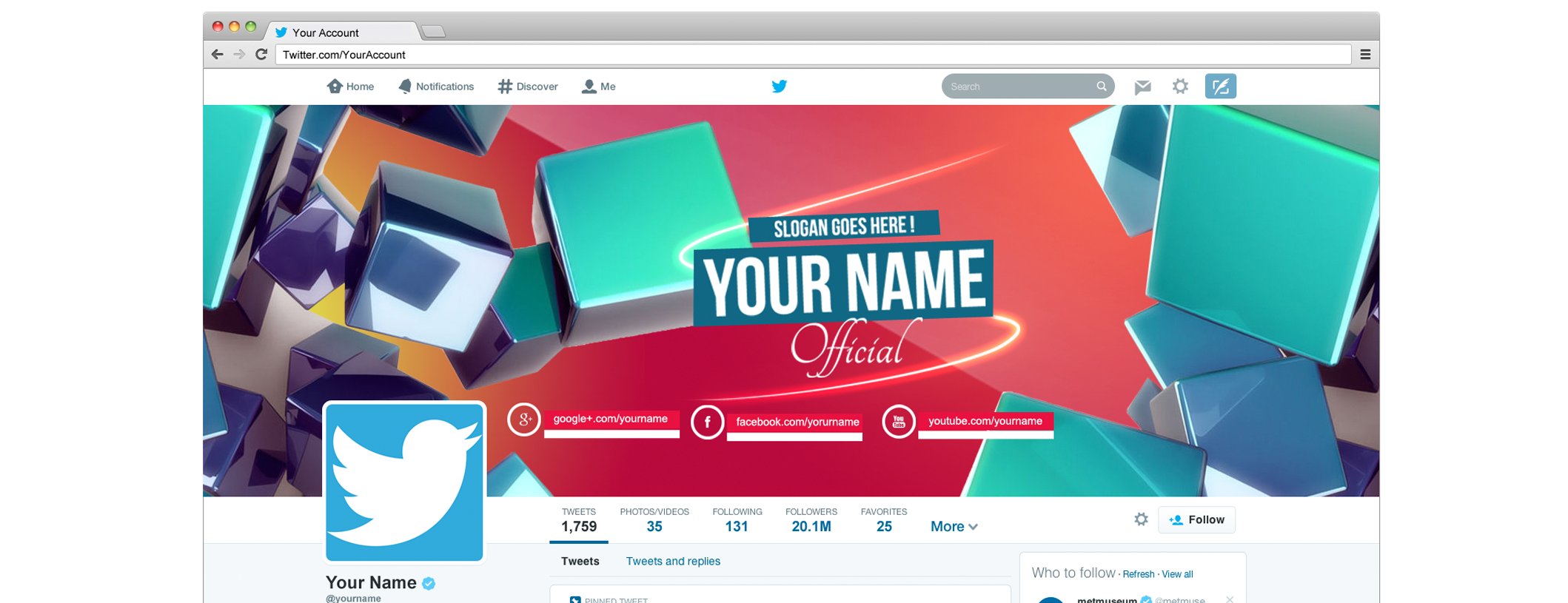 Twitter Cover 22 header template .psd by AlbaniaGraphicDesign on Pertaining To Twitter Banner Template Psd