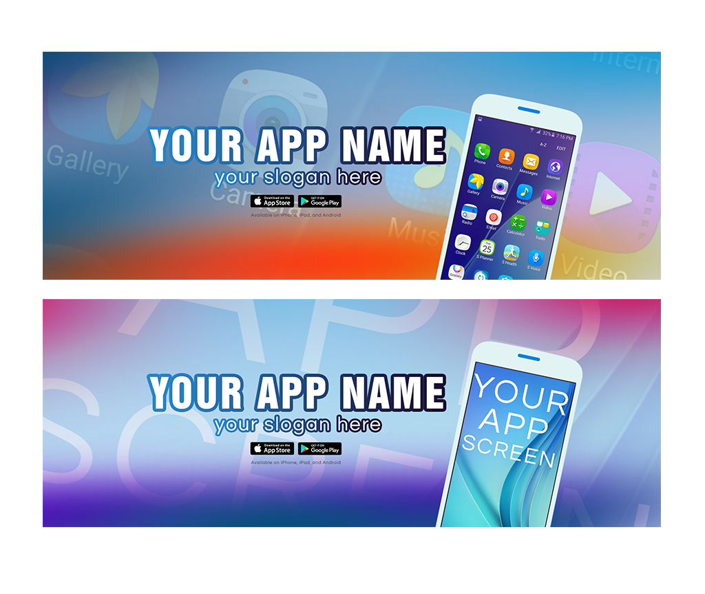 2 Mobile App Facebook Cover .PSD by AlbaniaGraphicDesign on DeviantArt