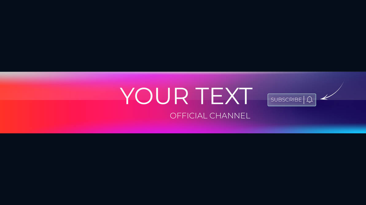 Youtube Banner Template #6 by AlbaniaGraphicDesign on DeviantArt