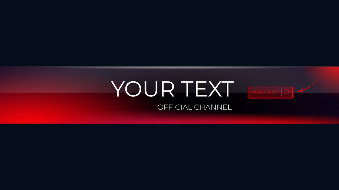 Youtube Banner Template 7 by AlbaniaGraphicDesign on DeviantArt