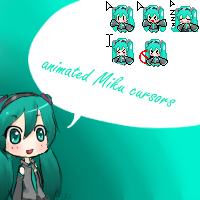Animated Miku Cursors By Blahblahidontcare On Deviantart Animated Miku Cursors By Blahblahidontcare On Deviantart