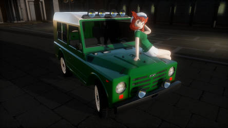 [SKP to MMD] Fiat 1107 Campagnola v1.0 (DL)