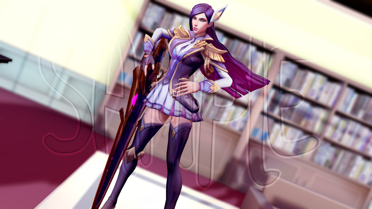 MMD] Battle Academia Caitlyn -DOWNLOAD- by N1ghtinGalez on DeviantArt