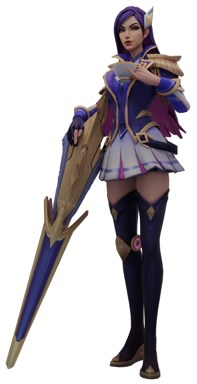 [MMD/FBX] Battle Academia Caitlyn Rift ver -DL by N1ghtinGalez on ...