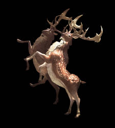 Deer (MMD Model Download) by Cersea