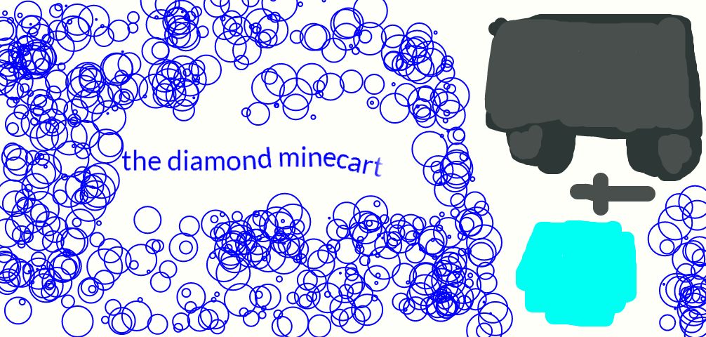 the diamond minecart by skyla6252 on DeviantArt
