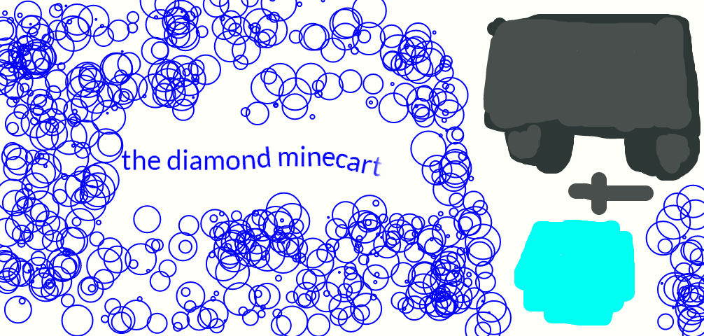 the diamond minecart by skyla6252 on DeviantArt