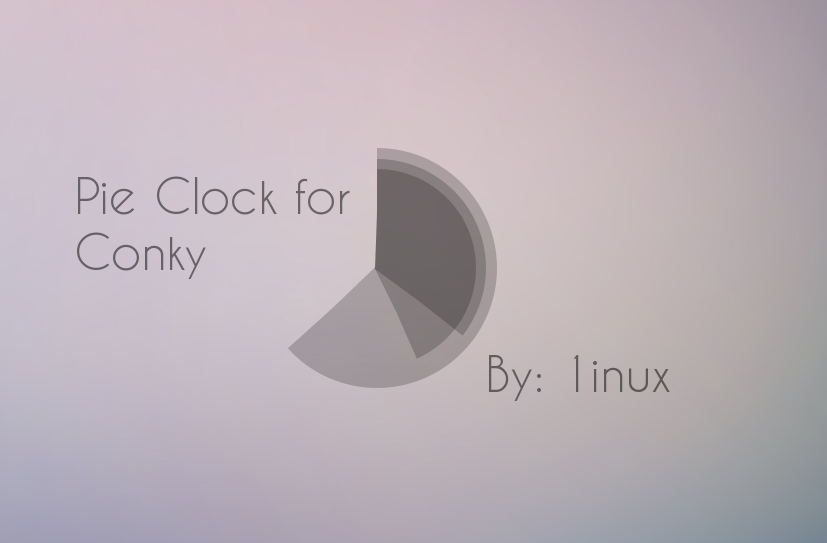 Pie Clock for Conky