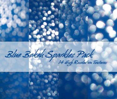 Blue Bokeh Sparkles Pack