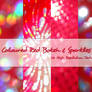 Coloured Red Bokeh + Sparkles
