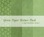 Green Paper Texture Pack