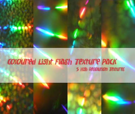 Coloured Light Flash Textures