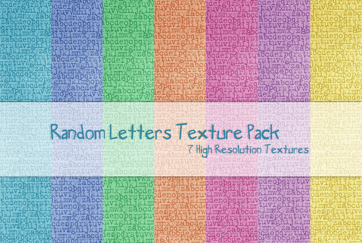 Random Letters Texture Pack