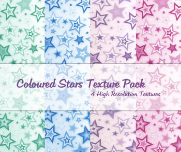 Coloured Stars Texture Pack
