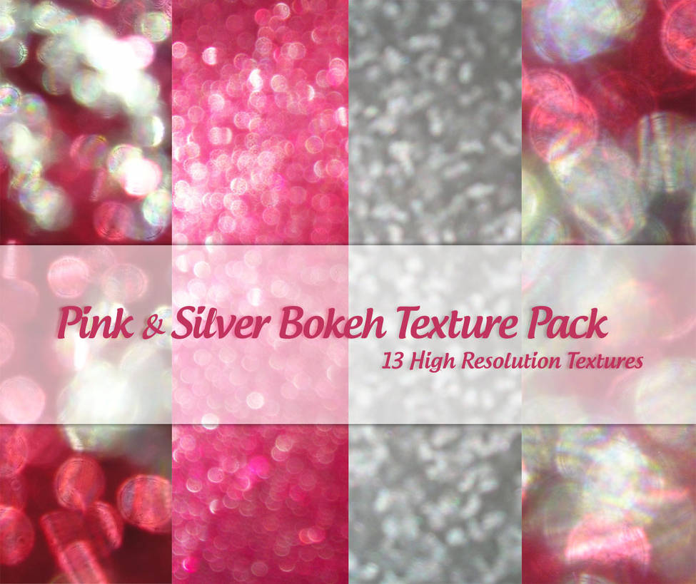 Pink and Silver Bokeh Pack by powerpuffjazz