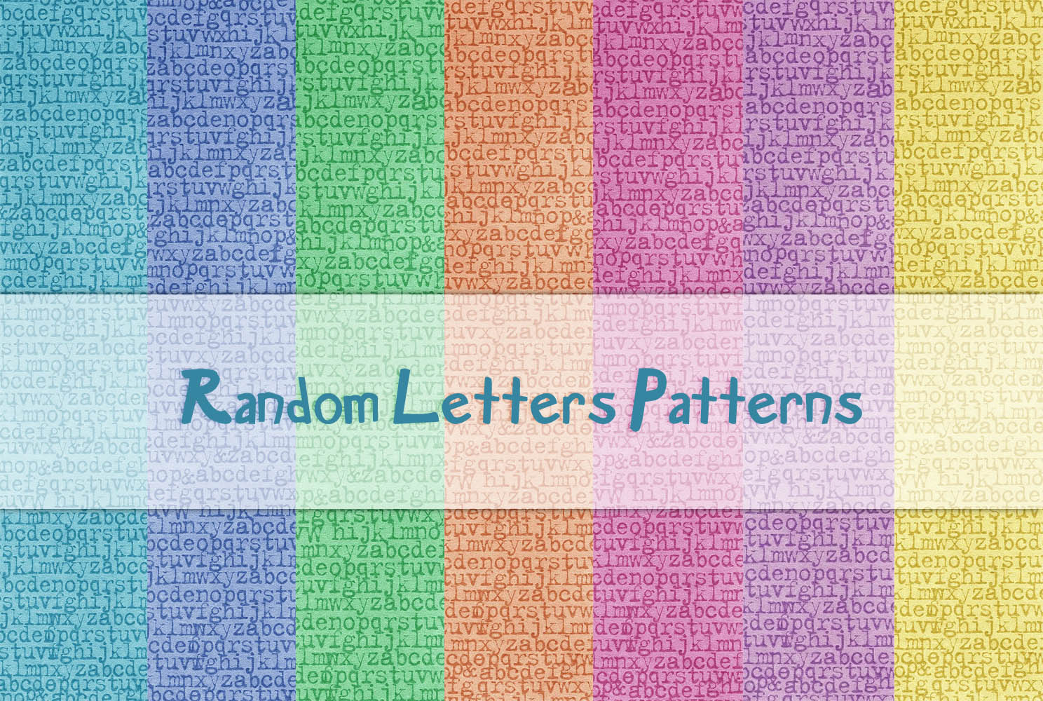 Random Letters Patterns