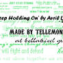 Keep Holding On lyric brushes