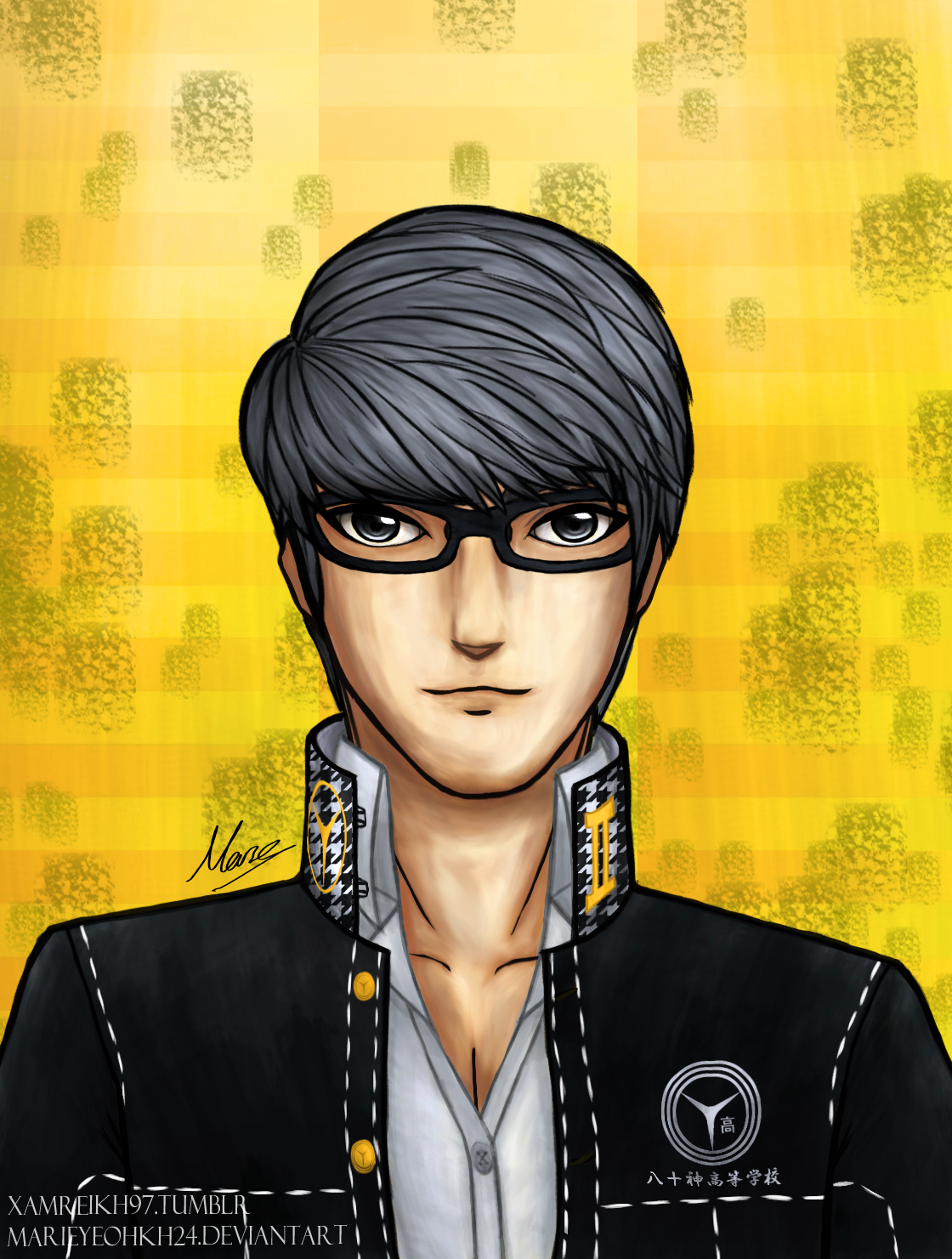 Persona 4 - Yu Narukami (DIGITAL REDRAW 2015)