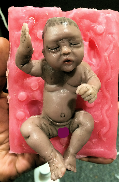 My first completed silicone baby