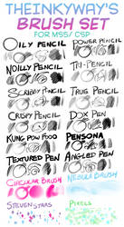 Manga Studio 5 / Clip Studio Paint Brush Pack