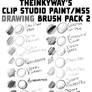 TheInkyWay's Clip Studio Paint Brush Pack 2