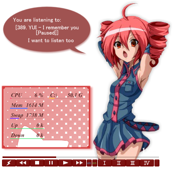 Teto Kasane Rainmeter