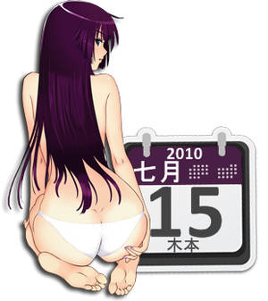 Hitagi Senjougahara Calendar