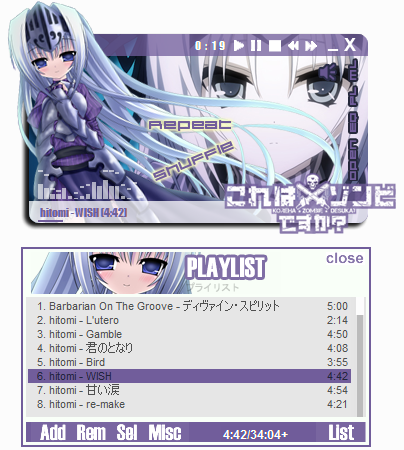 Eucliwood Hellscythe Winamp