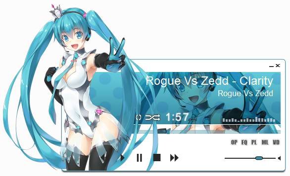 Hatsune Miku 7 Winamp