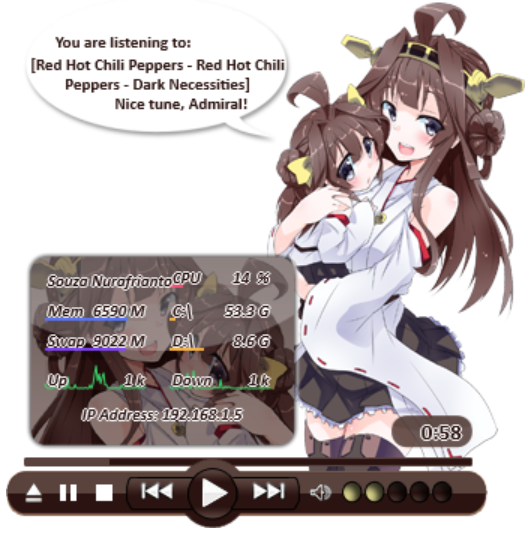 Kongou Rainmeter