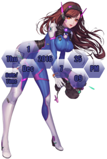 D.Va Rainmeter