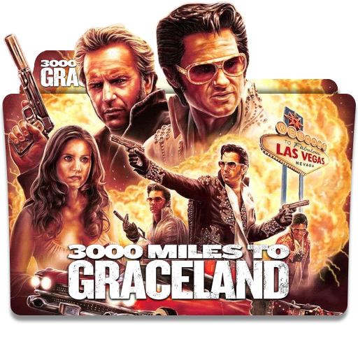 3000 Miles to Graceland (2001) Movie Folder Icon by MrNMS on