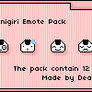 Onigiri Emote Pack