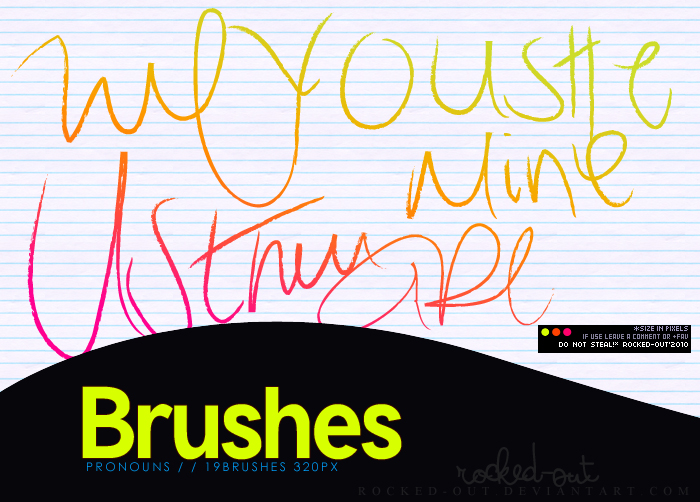 PS Brush-4 Pronouns