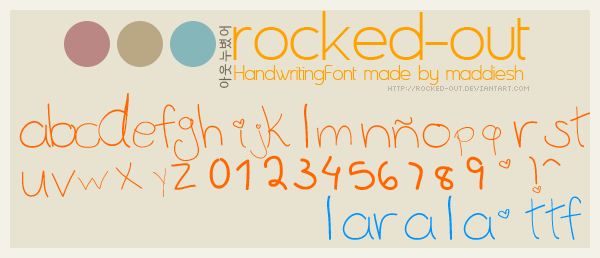 HandFont: Larala.ttf