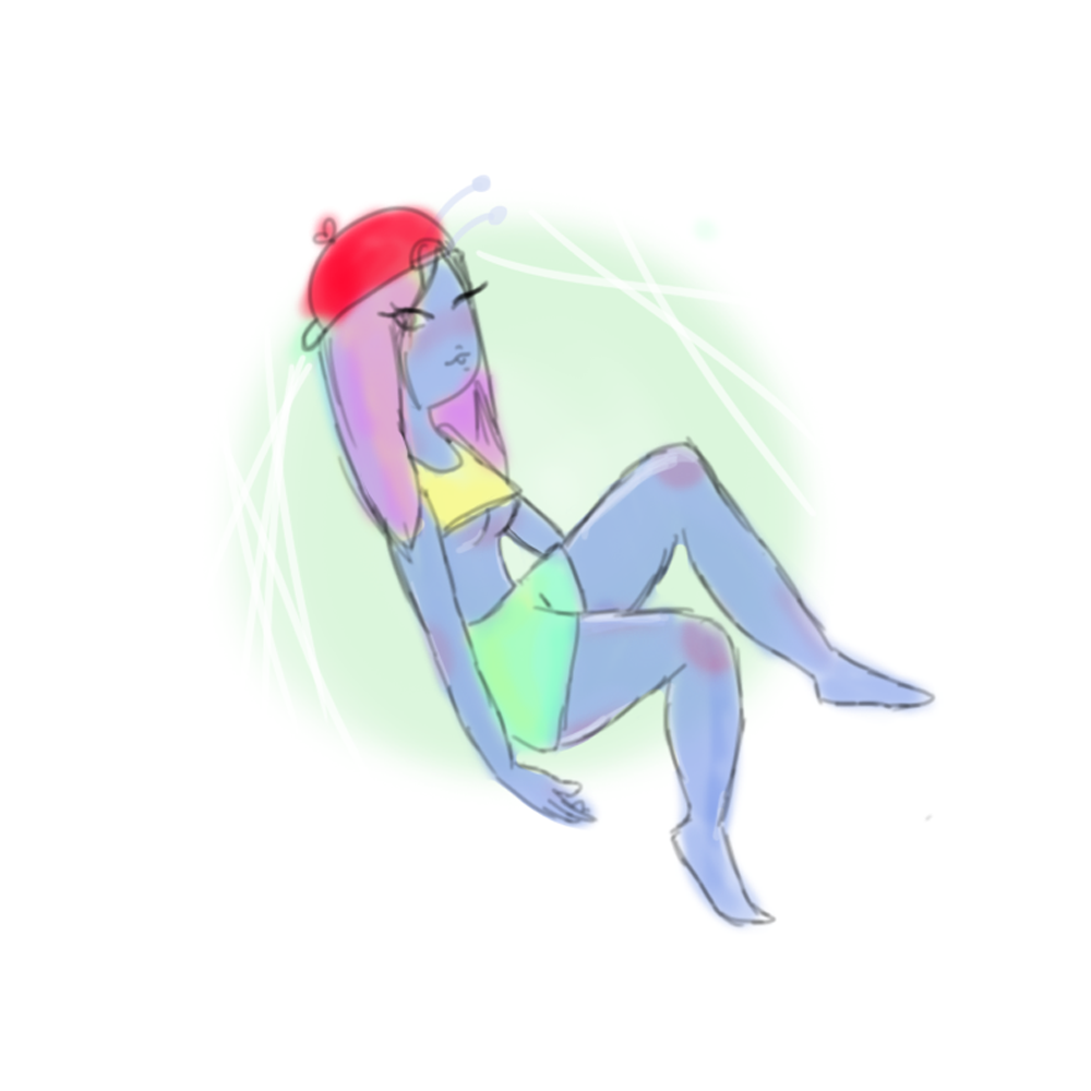 Alien chick by swirlysushe on DeviantArt