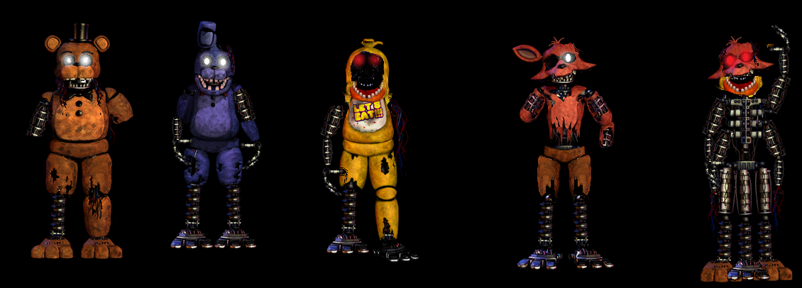 Swapped Ignited Animatronics by kietXsuper145 on DeviantArt