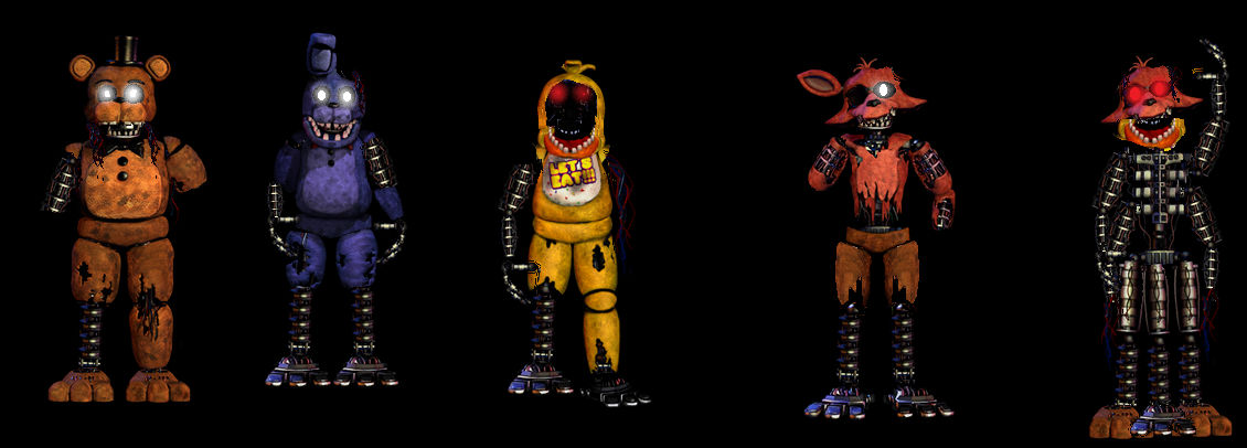 Swapped Ignited Animatronics by kietXsuper145 on DeviantArt