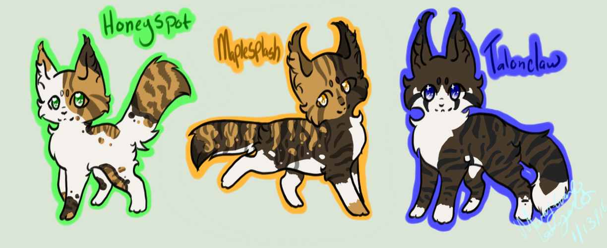 Honeyspot Maplesplash Talonclaw Chibi by leafstep on DeviantArt