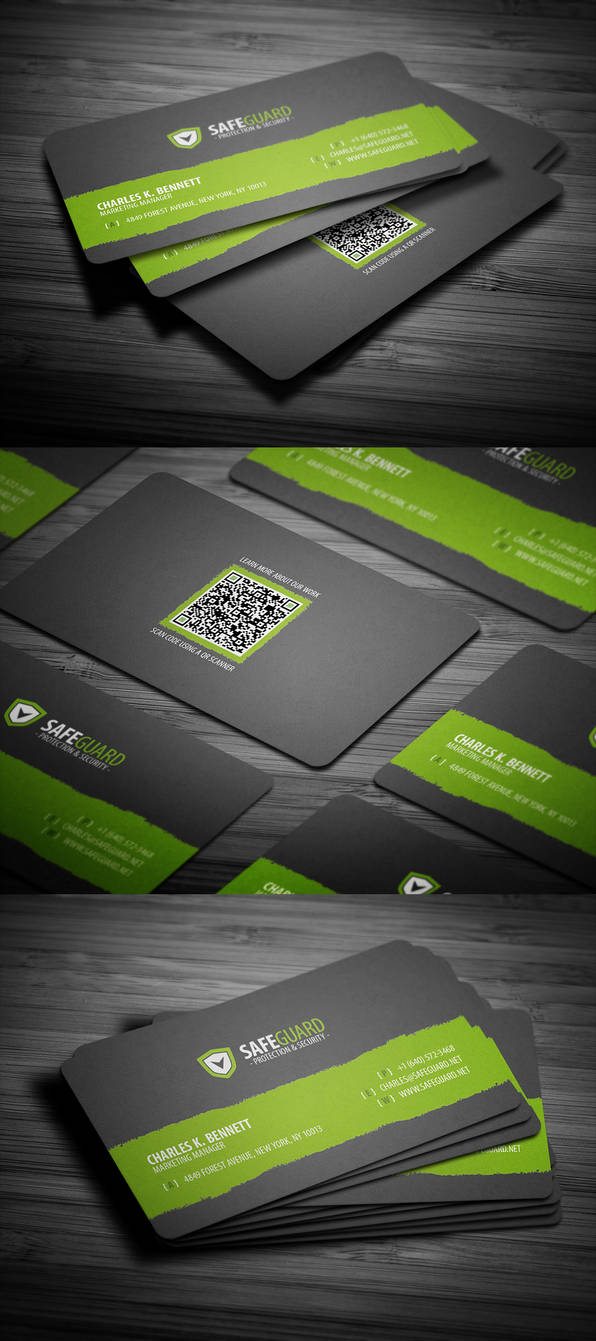 Free Rounded Corporate Business Card by FlowPixel